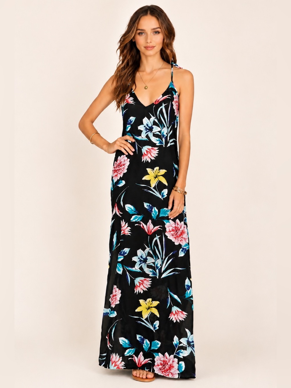 3/$30 Summer Floral Maxi Dress